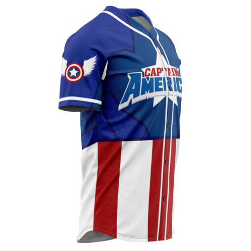 Maillot de baseball Captain America Marvel – Image 4