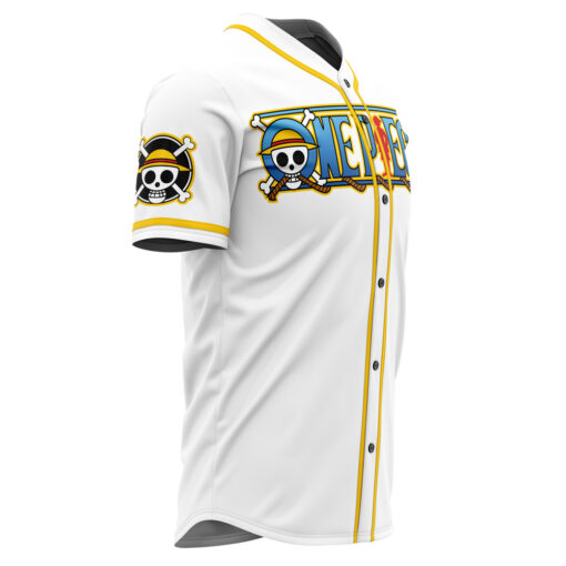 Maillot de baseball Blanc One Piece – Image 4