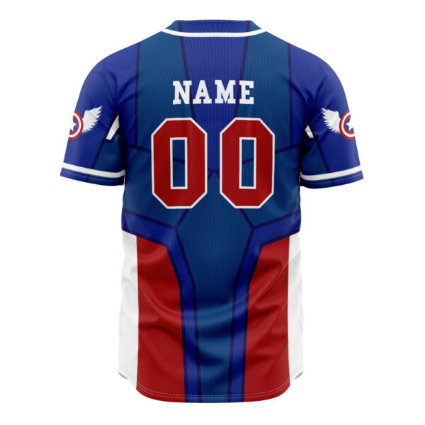 Maillot de baseball Captain America Marvel – Image 3