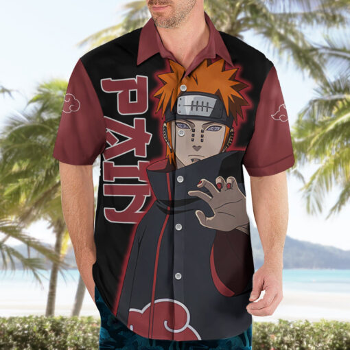 Chemise hawaïenne Pain Akatsuki Naruto Anime – Image 3