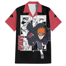 Chemise hawaïenne Pain Naruto Anime Manga Mix