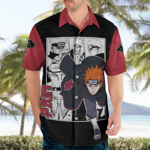 Chemise hawaïenne Pain Naruto Anime Manga Mix – Image 3