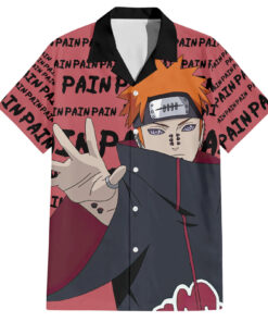 Chemise hawaïenne Pain style manga
