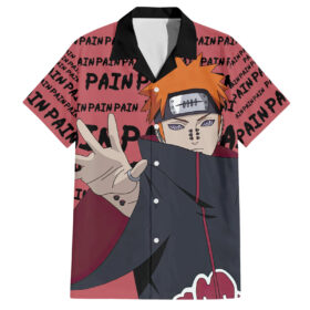 Chemise hawaïenne Pain style manga