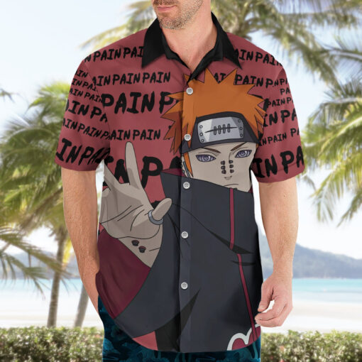 Chemise hawaïenne Pain style manga – Image 3