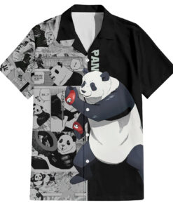 Chemise hawaïenne Panda Jujutsu Kaisen