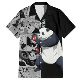 Chemise hawaïenne Panda Jujutsu Kaisen