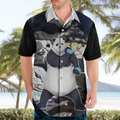 Chemise hawaïenne Panda Jujutsu Kaisen Anime – Image 3