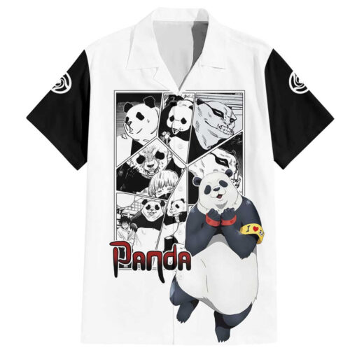 Chemise hawaïenne Panda Jujutsu Kaisen Anime Manga Mix