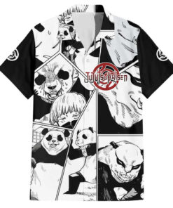 Chemise hawaïenne Panda Jujutsu Kaisen Japan Anime