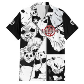 Chemise hawaïenne Panda Jujutsu Kaisen Japan Anime