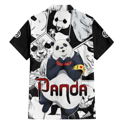 Chemise hawaïenne Panda Jujutsu Kaisen Japan Anime – Image 2