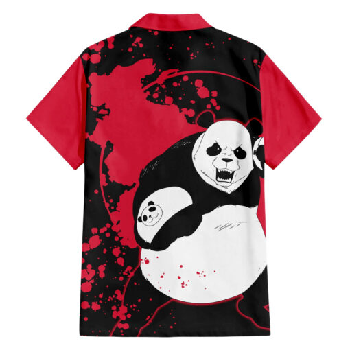 Chemise hawaïenne Panda Jujutsu Kaisen Manga Style Art – Image 2