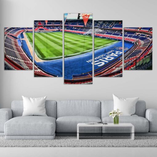 Tableau Paris Saint Germain FC PSG Stade 2 Toile Avec Cadre – Image 2