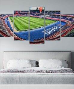 Tableau Paris Saint Germain FC PSG Stade 2 Toile Avec Cadre