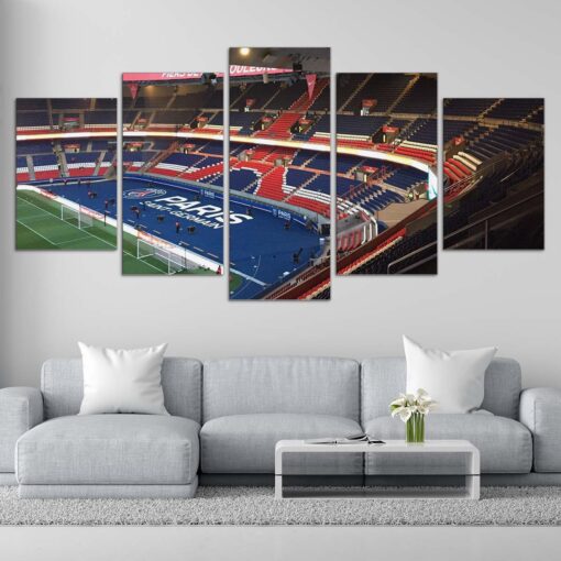 Tableau Paris Saint Germain FC PSG Stade 4 Toile Avec Cadre – Image 2