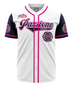 Maillot de baseball Gang Passione Golden Wind JoJo’s Bizarre Adventure