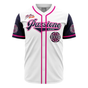 Maillot de baseball Gang Passione Golden Wind JoJo’s Bizarre Adventure