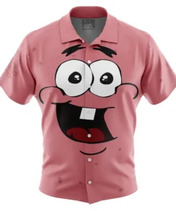 Chemise hawaïenne Visage Mignon Patrick SpongeBob