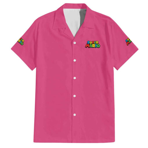 Chemise hawaïenne Peach Mario Bros Anime
