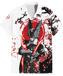 Chemise hawaïenne Perfect Cell style Anime