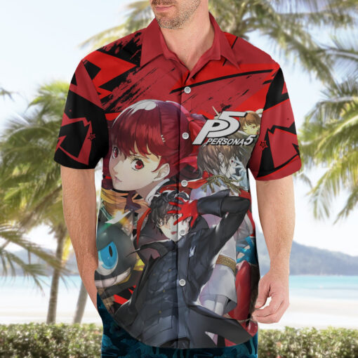 Chemise hawaïenne Persona 5 team – Image 3