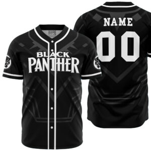 Maillot de baseball Black Panther Marvel