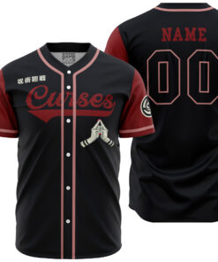 Maillot de baseball Malédictions Sukuna Jujutsu Kaisen