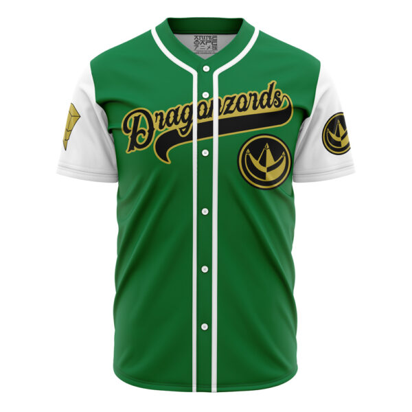 Maillot de baseball Dragonzords Vert Power Rangers – Image 2