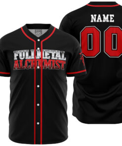 Maillot de baseball Edward Elric Fullmetal Alchemist