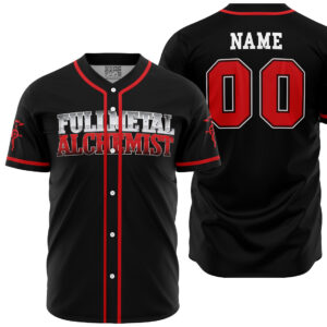 Maillot de baseball Edward Elric Fullmetal Alchemist