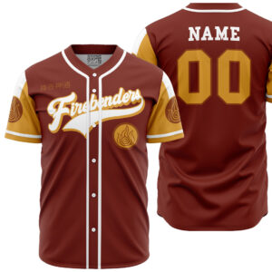 Maillot de baseball Maîtres du Feu Avatar