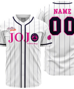 Maillot de baseball Giorno Giovanna Golden Wind JoJo’s Bizarre Adventure