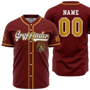 Maillot de baseball Maison Gryffondor Harry Potter