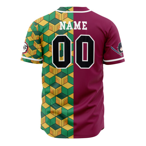 Maillot de baseball Hashira Giyu Tomioka Demon Slayer – Image 3