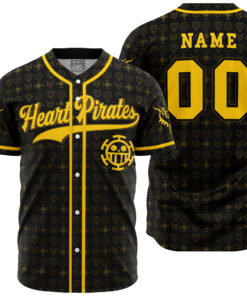 Maillot de baseball Heart Pirates Law V1 One Piece