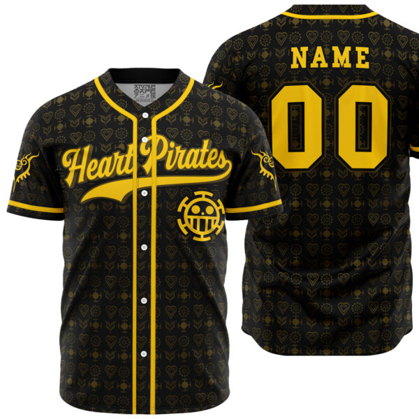 Maillot de baseball Heart Pirates Law V1 One Piece