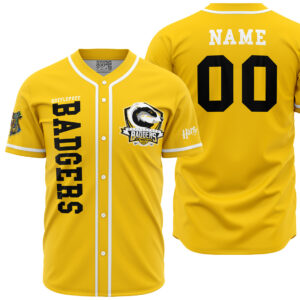 Maillot de baseball Maison Poufsouffle Harry Potter