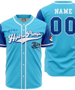 Maillot de baseball Hydrocanon Type Eau Pokémon