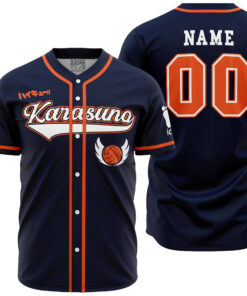 Maillot de baseball Karasuno Hinata Haikyuu