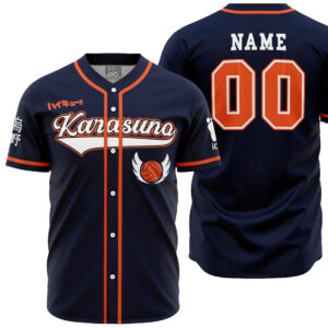 Maillot de baseball Karasuno Hinata Haikyuu