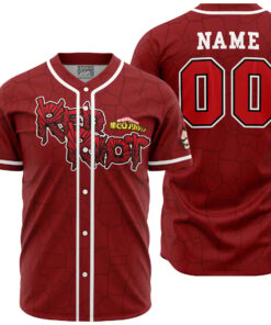 Maillot de baseball Kirishima Red Riot My Hero Academia
