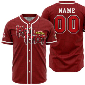 Maillot de baseball Kirishima Red Riot My Hero Academia