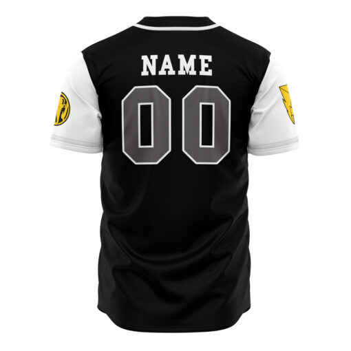 Maillot de baseball Mastodontes Noir Power Rangers – Image 3