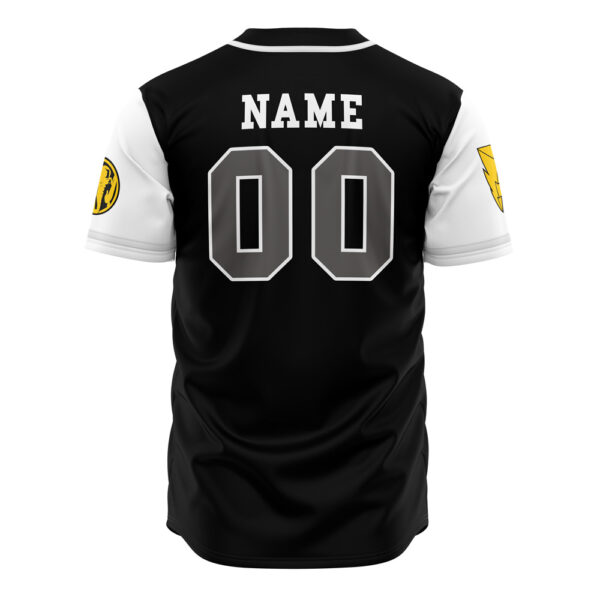 Maillot de baseball Mastodontes Noir Power Rangers – Image 3