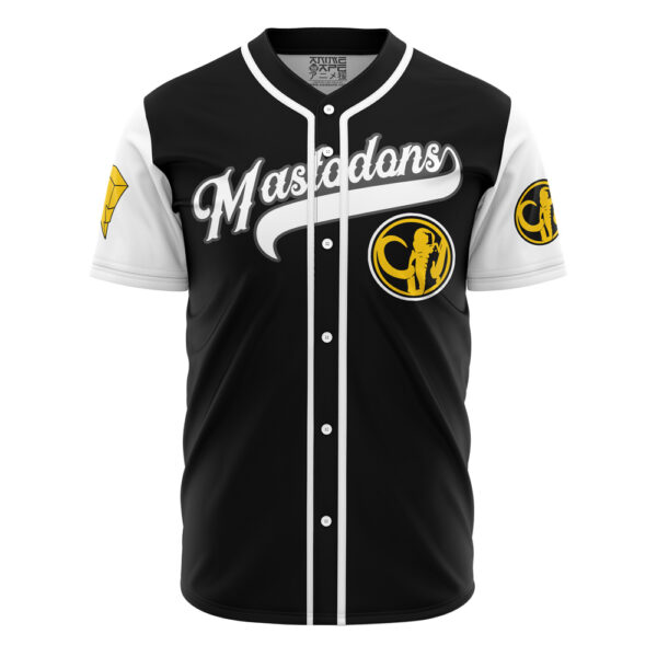 Maillot de baseball Mastodontes Noir Power Rangers – Image 2