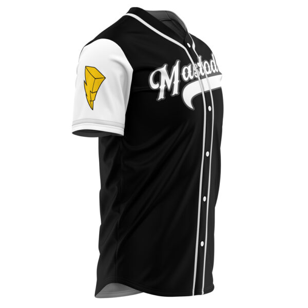 Maillot de baseball Mastodontes Noir Power Rangers – Image 4
