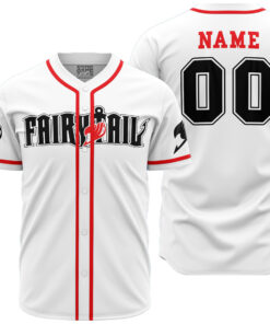 Maillot de baseball Natsu Dragneel Fairy Tail