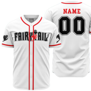 Maillot de baseball Natsu Dragneel Fairy Tail