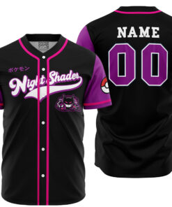 Maillot de baseball Ombres Nocturnes Type Spectre Pokémon